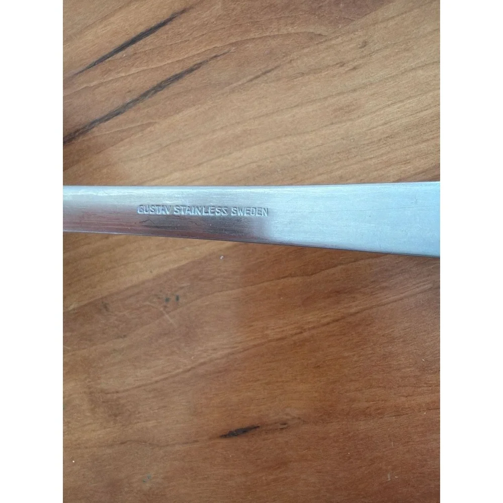 Vintage Gustav Stainless‎ Sweden Mid-Century Modern Soup Ladle